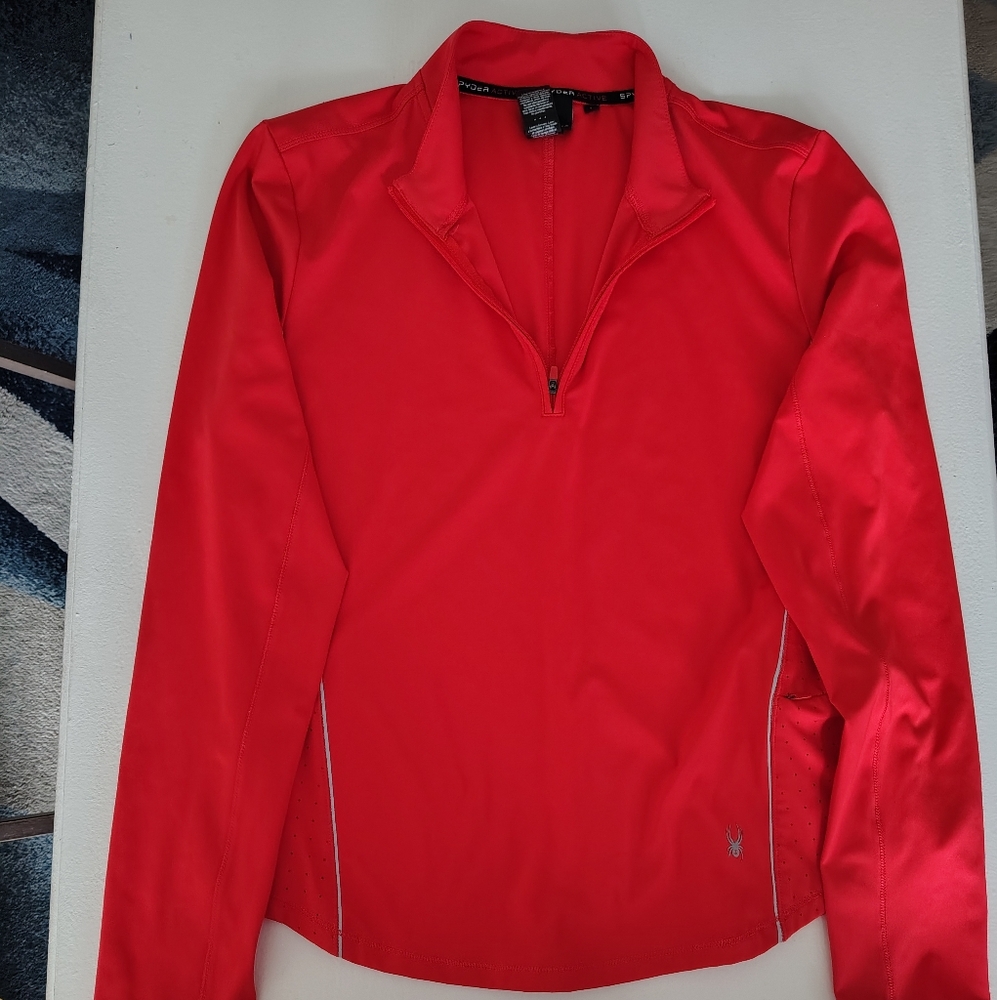 Spyder Active Light Cherry Red Pullover - image 1